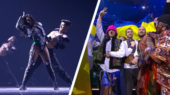 Chanel aus Spanien und das Kalush Orchestra aus der Ukraine.