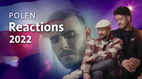 Sänger Ochman aus Polen mit Bürger Lars Dietrich und Sean Grimm.