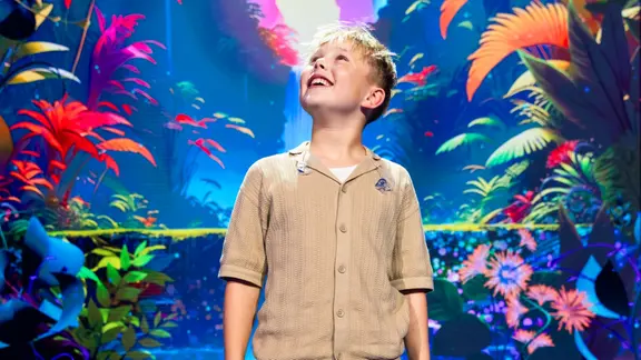 Bjarne aus Deutschland beim Junior Eurovision Song Contest 2024 in Madrid.