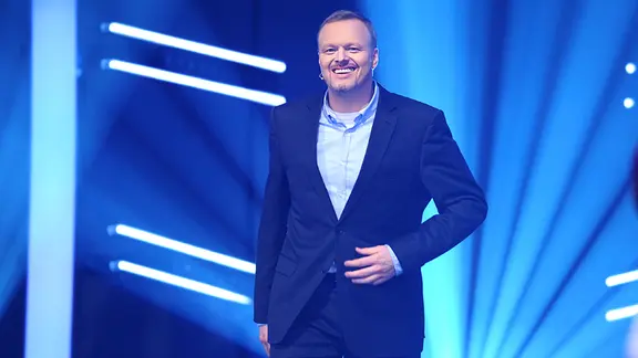 Stefan Raab beim Finale von Unser Star für Oslo