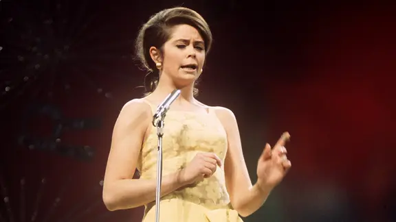 Wencke Myhre belegt den 6. Platz.(31.03.1968)