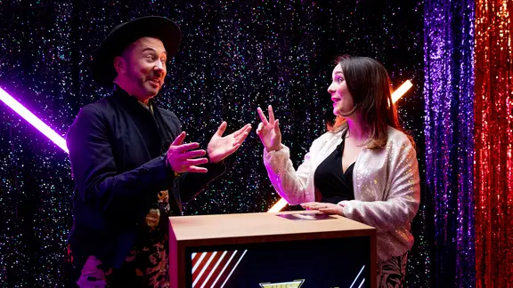 Gustaph aus Belgien mit Alina Stiegler.