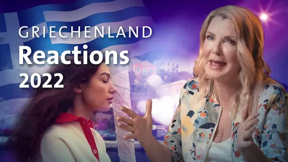 Sängerin Amanda Georgiadi Tenfjord aus Griechenland und Jane Comerford.