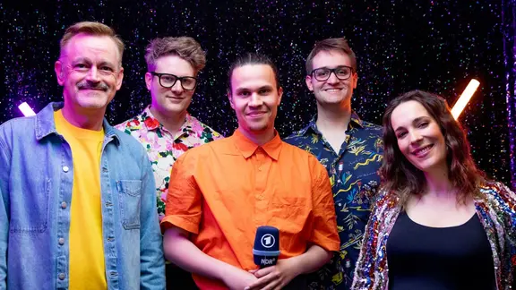 Thomas Mohr, Stefan Spiegel, Broder Breese, Marcel Stober und Alina Stiegler (v.l.n.r.)