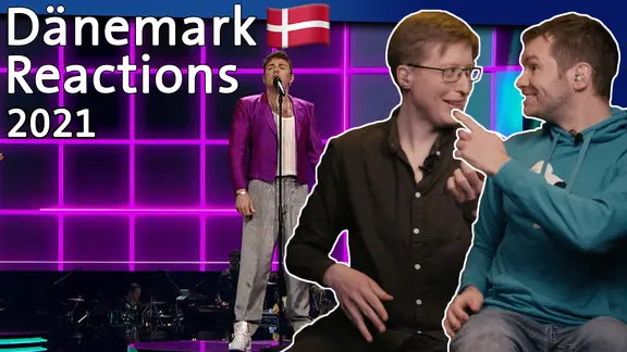 Mikkel Robrahn und Gunnar Krupp zusammen mit Jesper Groth von der dänischen Band Fyr & Flamme.