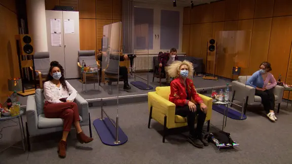 Die deutsche Jury des Junior Eurovision Song Contest 2021.