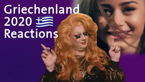 Vanity Trash zusammen mit Stefania Liberakakis, Griechenlands ESC-Kandidatin.