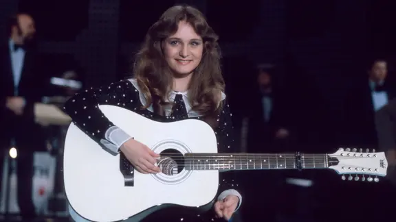Nicole beim deutschen ESC-Vorentscheid 1982.