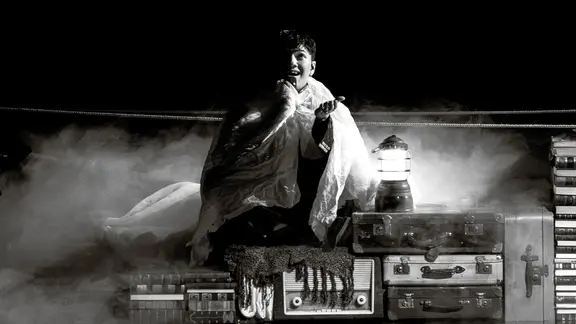 JJ auf der Bühne für Österreich in Basel