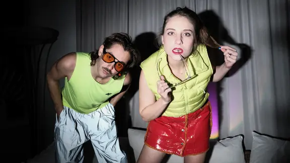 Das Electropop-Duo Galant.