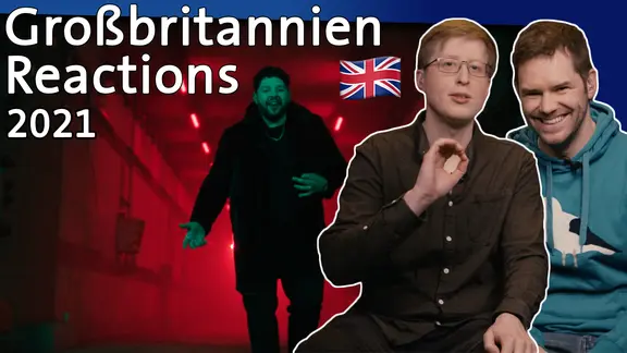 Mikkel Robrahn und Gunnar Krupp mit dem britischen Sänger James Newman.