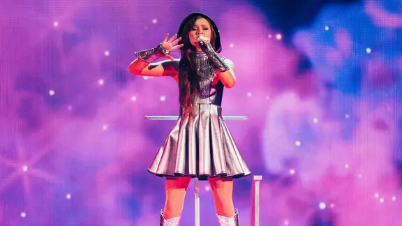 EMMY auf der Bühne für Irland in der St. Jakobshalle