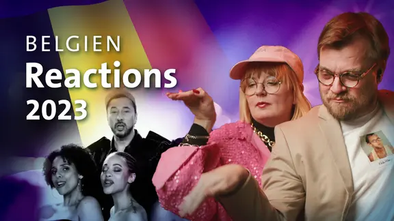 Gustaph aus Belgien mit Suzie Kerstgens und Nilz Bokelberg.