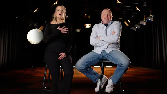 Barbara Schöneberger und Stefan Raab