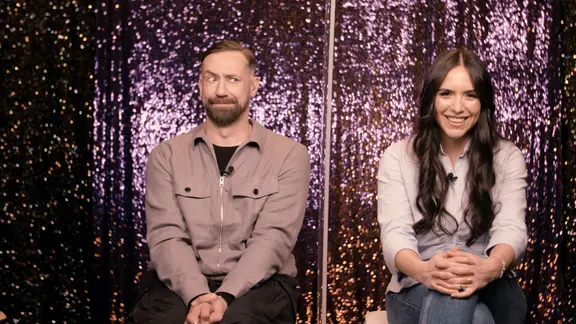 Bürger Lars Dietrich und Jessica Schöne, Experten bei den Reaction-Videos zum ESC 2021.