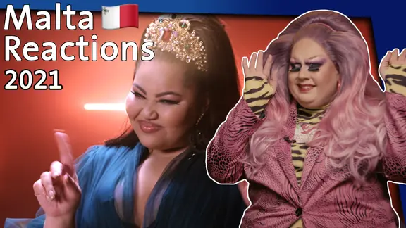 Maltas ESC-Kandidatin Destiny zusammen mit Vanity Trash.