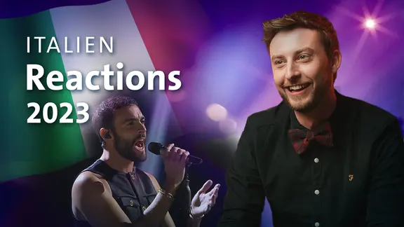 Marco Mengoni aus Italien mit Consi.