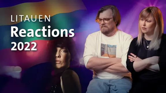 Sängerin Monika Liu aus Litauen mit Nilz Bokelberg und Maria Lorenz-Bokelberg.