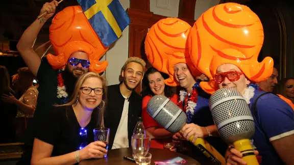 Malik Harris bei der ESC-Preparty Melfest WKND 2022 in Stockholm.