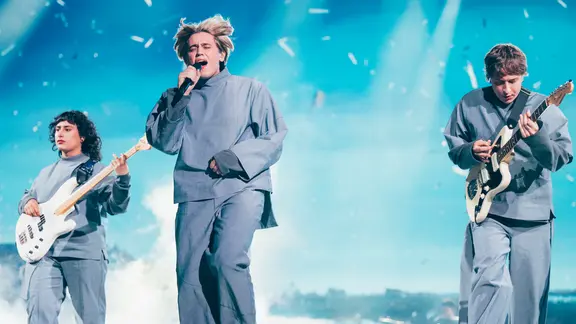 Die Band Katarsis auf der Bühne in Basel.