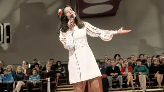 Jacqueline Boyer 1969 bei der ZDF Hitparade