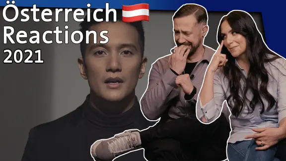 Österreichs Sänger Vincent Bueno zusammen mit Bürger Lars Dietrich und Jess Schöne.